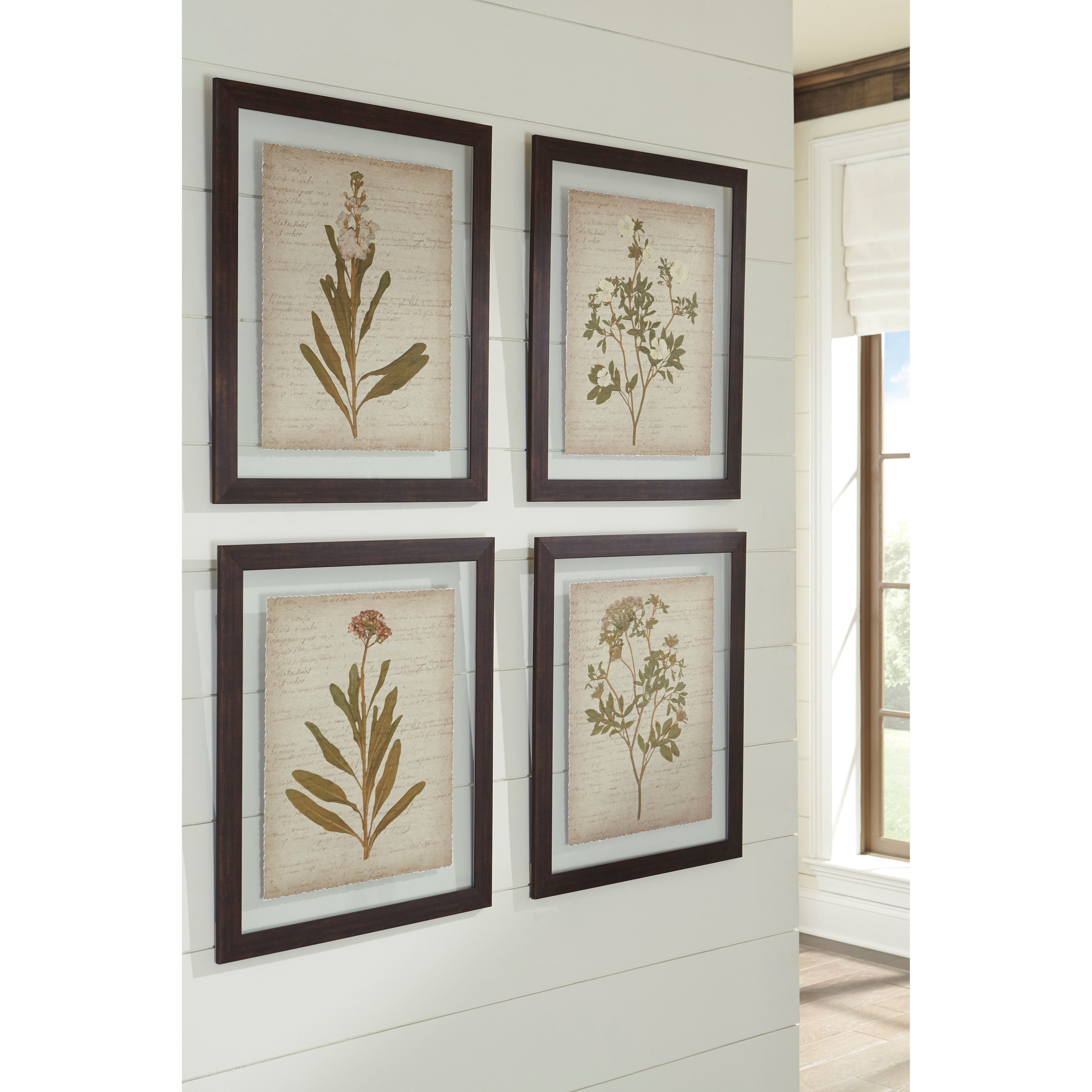 Signature Design by Ashley Wall Art Dyani Wall Art Set Royal